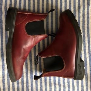 Barely worn Blundstone Red Leather Chelsea Boots